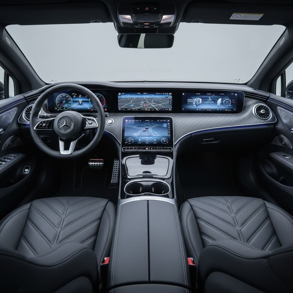 新加坡奔驰EQS专车服务：零排放豪华出行